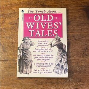 Old Wives' Tales Book with Pink and Black Cover